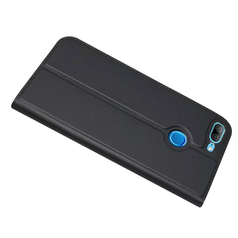 Auto-absorbed Stand Leather Case with Card Holder for Huawei Honor 9 Lite/Honor 9 Youth Edition