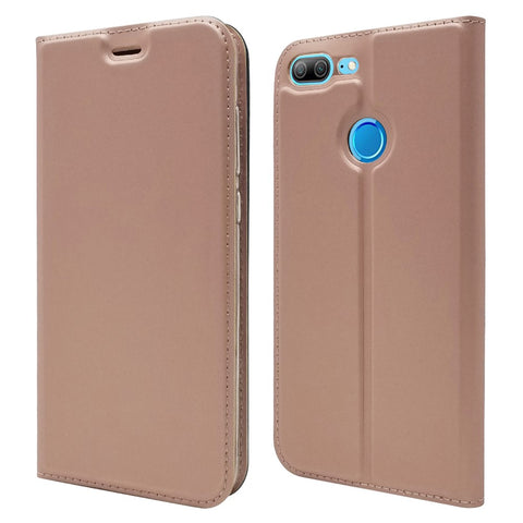 Auto-absorbed Stand Leather Case with Card Holder for Huawei Honor 9 Lite/Honor 9 Youth Edition