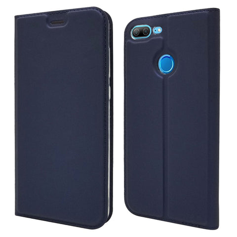 Auto-absorbed Stand Leather Case with Card Holder for Huawei Honor 9 Lite/Honor 9 Youth Edition