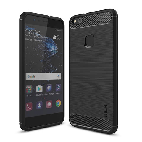 MOFI Carbon Fiber Texture Brushed TPU Cellphone Case for Huawei P10 Lite