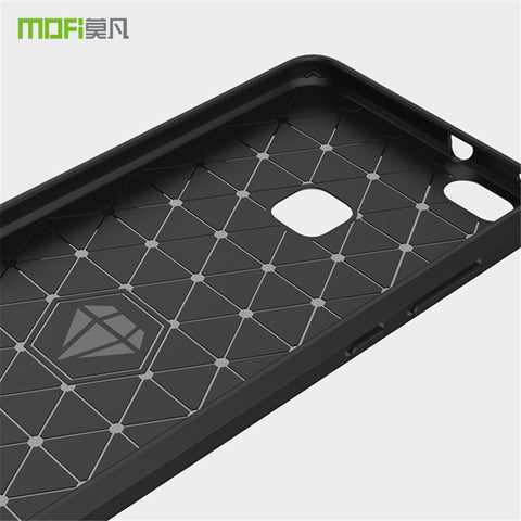 MOFI Carbon Fiber Texture Brushed TPU Cellphone Case for Huawei P10 Lite