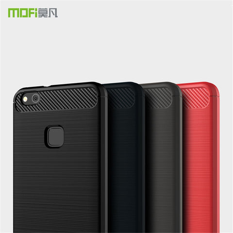 MOFI Carbon Fiber Texture Brushed TPU Cellphone Case for Huawei P10 Lite