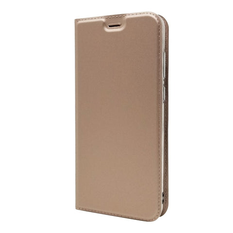 Auto-absorbed Stand Card Holder Leather Flip Cover for Huawei Y6 (2018)/Honor 7A (without Fingerprint Sensor)