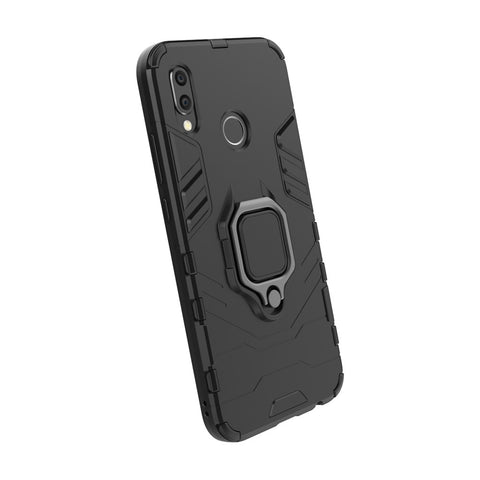 Cool Guard Ring Holder Kickstand PC TPU Hybrid Case for Huawei P20 Lite / Nova 3e