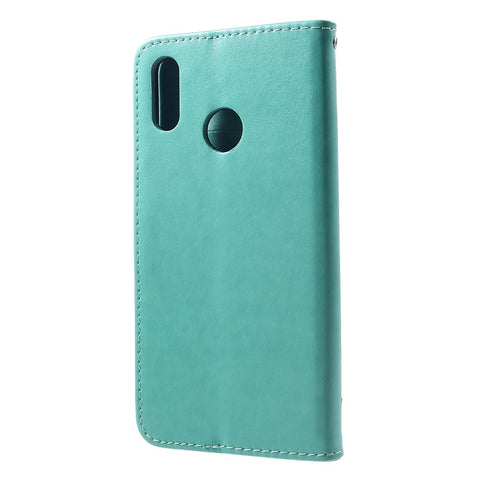 Imprint Butterfly Flower PU Leather Wallet Phone Shell for Huawei nova 3i / P Smar+