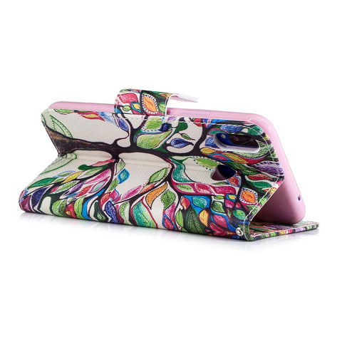 Pattern Printing PU Leather Wallet Case Cover for Huawei nova 3i / P Smart Plus