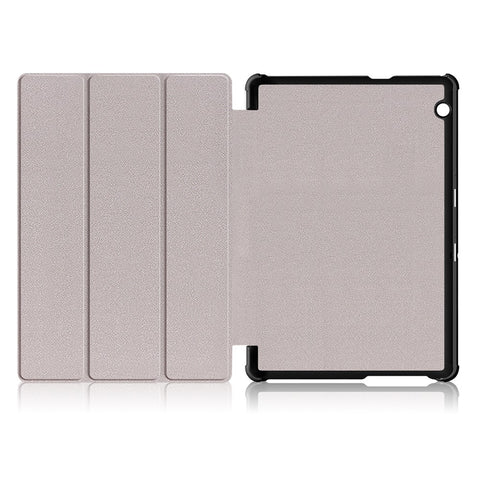 PU Leather Tri-fold Stand Tablet Flip Protective Casing for Huawei Mediapad T5 10