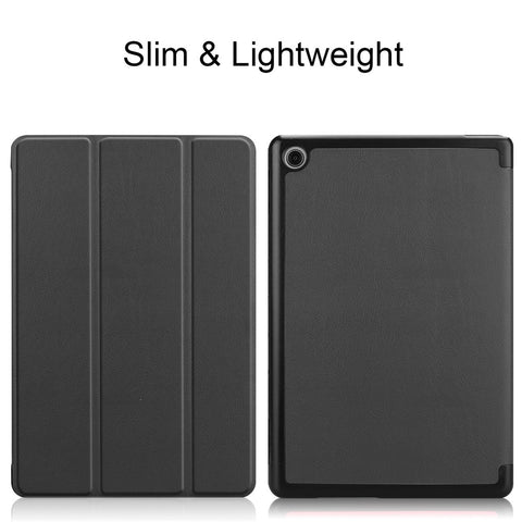 Tri-fold Stand Leather Protection Cover for Huawei Mediapad C5 10 / M5 Lite 10