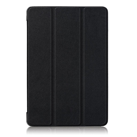 For Huawei Mediapad M5 Lite 10.1 Tri-fold Stand Auto-wake / sleep Smart Leather Case