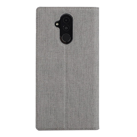 VILI DMX Cross Texture Stand Leather Mobile Casing for Huawei Mate 20 Lite / Maimang 7