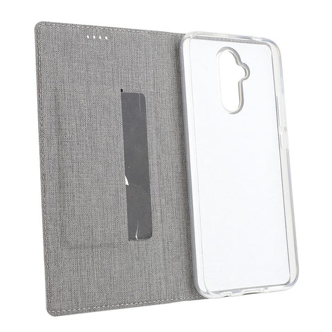 VILI DMX Cross Texture Stand Leather Mobile Casing for Huawei Mate 20 Lite / Maimang 7