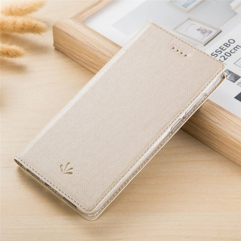 VILI DMX Cross Texture Stand Leather Mobile Casing for Huawei Mate 20 Lite / Maimang 7