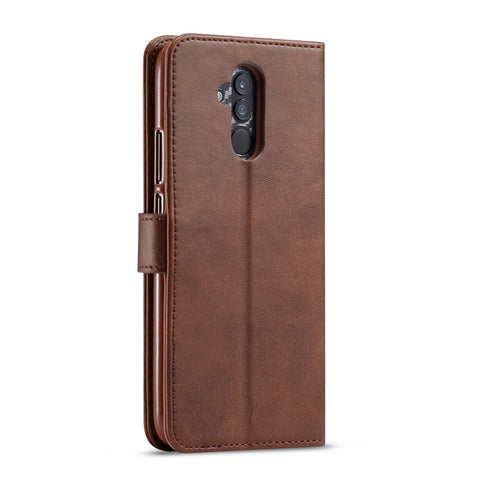 LC.IMEEKE Wallet Leather Stand Shell for Huawei Mate 20 Lite