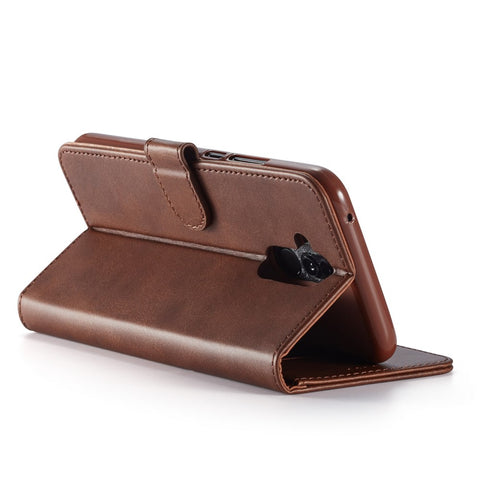 LC.IMEEKE Wallet Leather Stand Shell for Huawei Mate 20 Lite