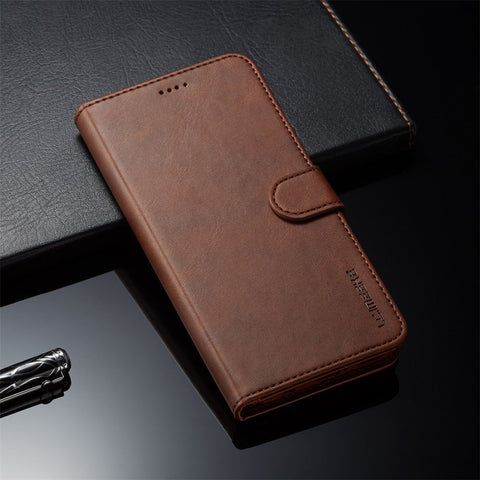 LC.IMEEKE Wallet Leather Stand Shell for Huawei Mate 20 Lite