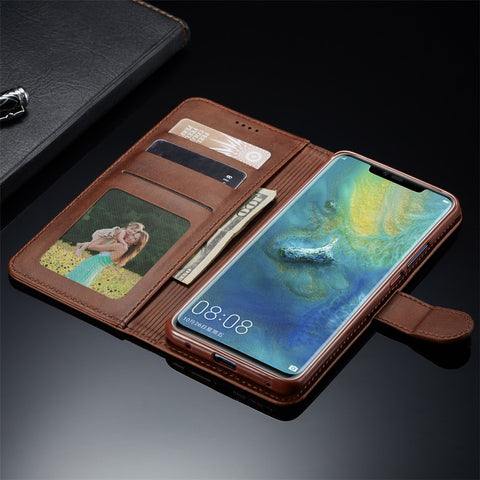 LC.IMEEKE Wallet Leather Stand Case for Huawei Mate 20 Pro