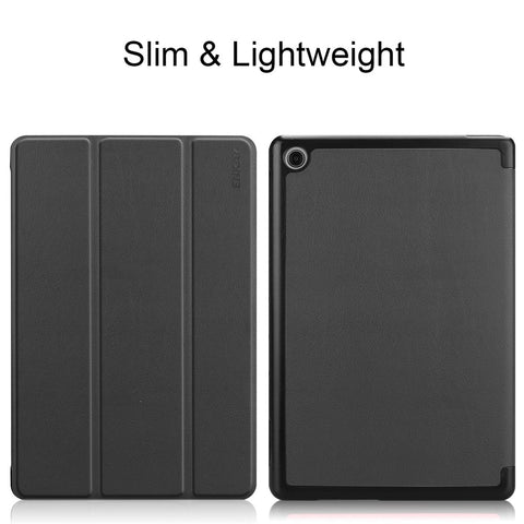 ENKAY HAT PRINCE PU Leather Smart Tablet Case with Tri-fold Stand for Huawei MediaPad M5 lite 10