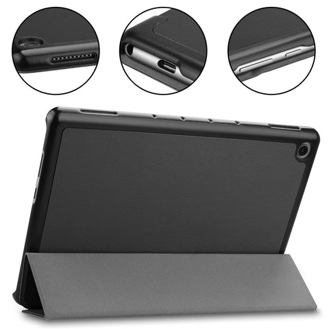 ENKAY HAT PRINCE PU Leather Smart Tablet Case with Tri-fold Stand for Huawei MediaPad M5 lite 10