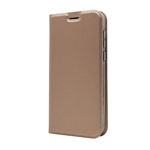 Auto-absorbed Stand Leather Card Holder Phone Cover for Huawei Y5 (2018) / Y5 Prime (2018) / Honor 7s / Play 7