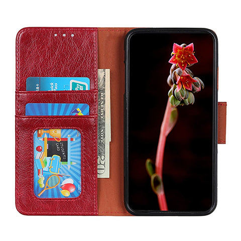 Textured Split Leather Wallet Cover for Huawei Honor 10 Lite / P Smart (2019)