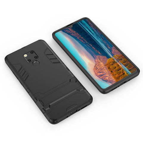 Plastic + TPU Hybrid Protection Case with Kickstand for Huawei Mate 20 X