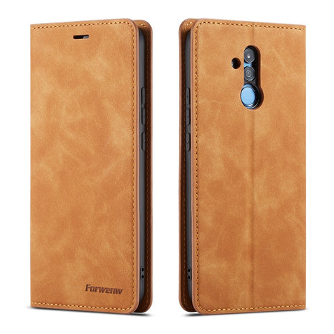 FORWENW Fantasy Series Silky Touch Leather Wallet Case Cover for Huawei Mate 20 Lite