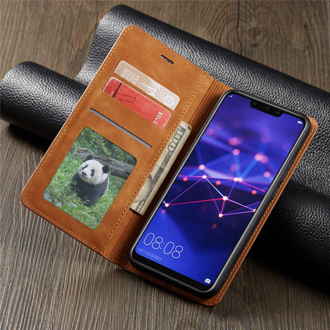 FORWENW Fantasy Series Silky Touch Leather Wallet Case Cover for Huawei Mate 20 Lite