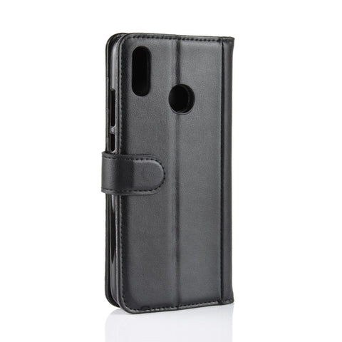 For Huawei Honor 10 Lite / P Smart (2019) Phone Cases Genuine Split Leather Wallet Mobile Cover Stand