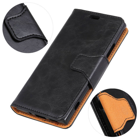 Crazy Horse Magnetic Stand Wallet Split Leather Protective Case for Huawei Honor 10 Lite / P Smart (2019)