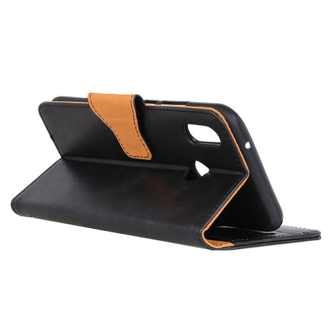 Crazy Horse Magnetic Stand Wallet Split Leather Protective Case for Huawei Honor 10 Lite / P Smart (2019)