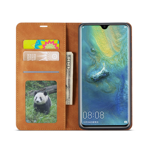 FORWENW Fantasy Series Magnetic Silky Touch Leather Wallet Case for Huawei Mate 20