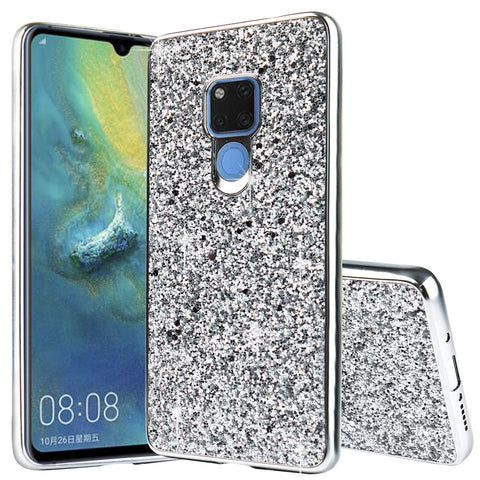 Glittering Sequins Electroplating TPU PC Combo Case for Huawei Mate 20