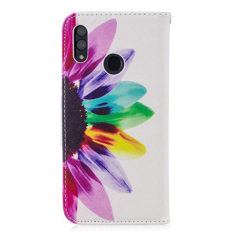 Pattern Printing PU Leather Flip Case for Huawei P Smart (2019) / Honor 10 Lite