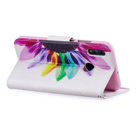 Pattern Printing PU Leather Flip Case for Huawei P Smart (2019) / Honor 10 Lite