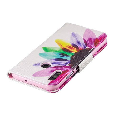 Pattern Printing PU Leather Flip Case for Huawei P Smart (2019) / Honor 10 Lite