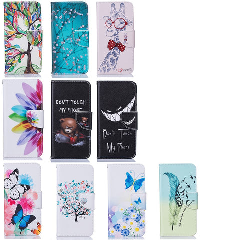 Pattern Printing PU Leather Flip Case for Huawei P Smart (2019) / Honor 10 Lite