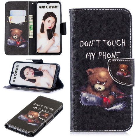 Pattern Printing PU Leather Flip Case for Huawei P Smart (2019) / Honor 10 Lite