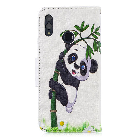 Pattern Printing Wallet Leather Protection Case for Huawei Honor 10 Lite / P Smart (2019)