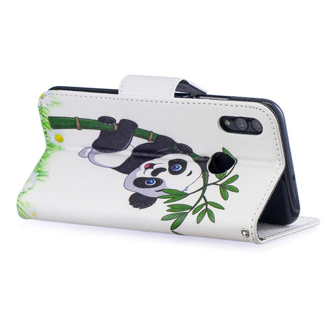 Pattern Printing Wallet Leather Protection Case for Huawei Honor 10 Lite / P Smart (2019)