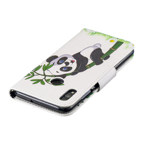 Pattern Printing Wallet Leather Protection Case for Huawei Honor 10 Lite / P Smart (2019)