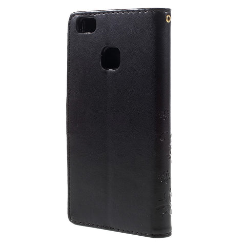Butterfly Wallet Stand Leather Case for Huawei P9 Lite