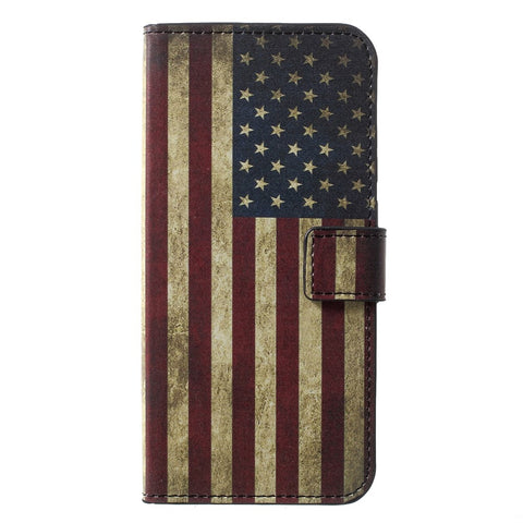 Patterned Leather Card Holder Stand Case for Huawei Honor 10 Lite/P Smart (2019)