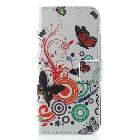 Patterned Leather Card Holder Stand Case for Huawei Honor 10 Lite/P Smart (2019)