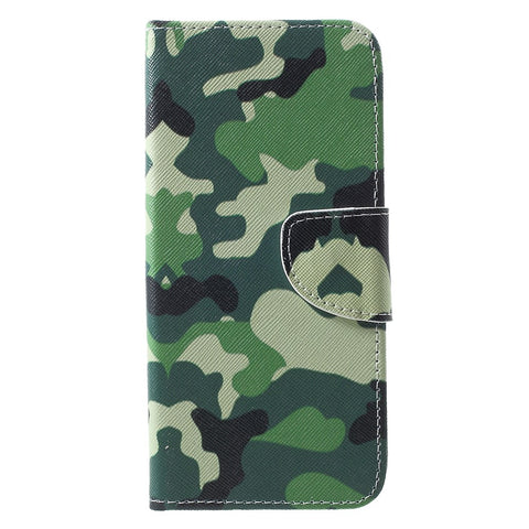 Cross Texture Pattern Printing PU Leather Phone Cover [Stand Wallet] for Huawei Honor 10 Lite