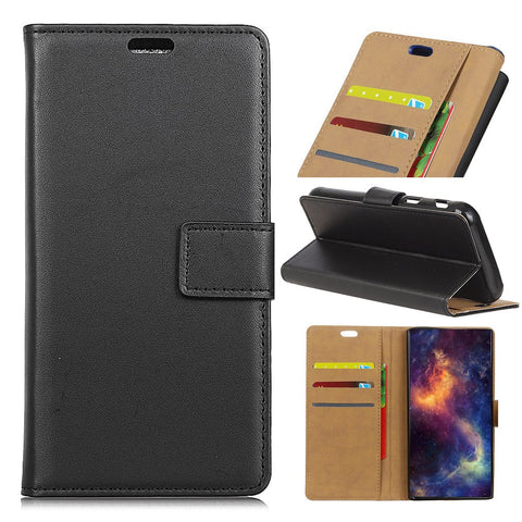 Wallet Stand Flip PU Leather Mobile Shell Casing for Huawei Honor 8A