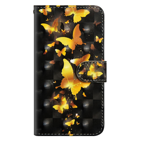 Pattern Printing Light Spot Decor Leather Wallet Casing for Huawei Honor 10 Lite / P Smart (2019)