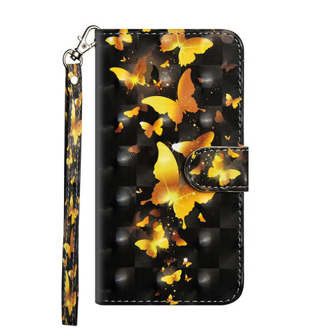 Pattern Printing Light Spot Decor Leather Wallet Casing for Huawei Honor 10 Lite / P Smart (2019)