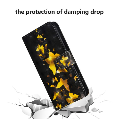 Pattern Printing Light Spot Decor Leather Wallet Casing for Huawei Honor 10 Lite / P Smart (2019)