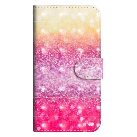 Pattern Printing Light Spot Decor Leather Wallet Casing for Huawei Honor 10 Lite / P Smart (2019)