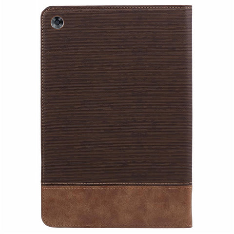 Toothpick Texture PU Leather Smart Cover [Wallet Stand] for Huawei MediaPad M5 lite 10
